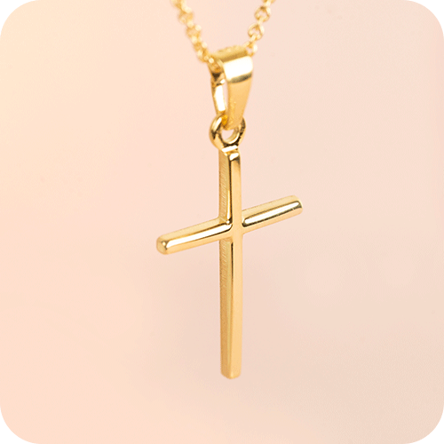 Gold Cross Necklace