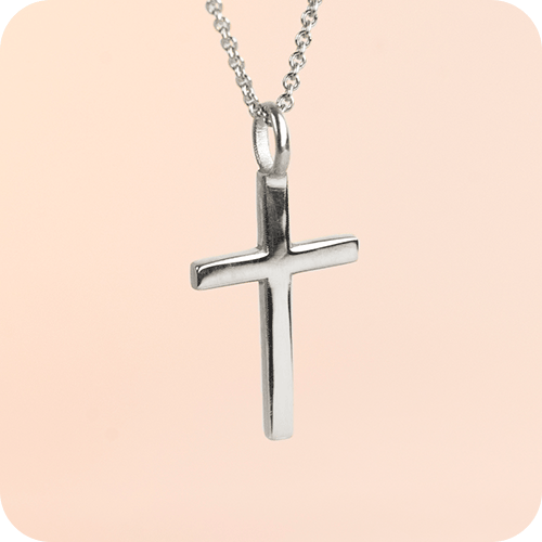 Silver Cross Necklace