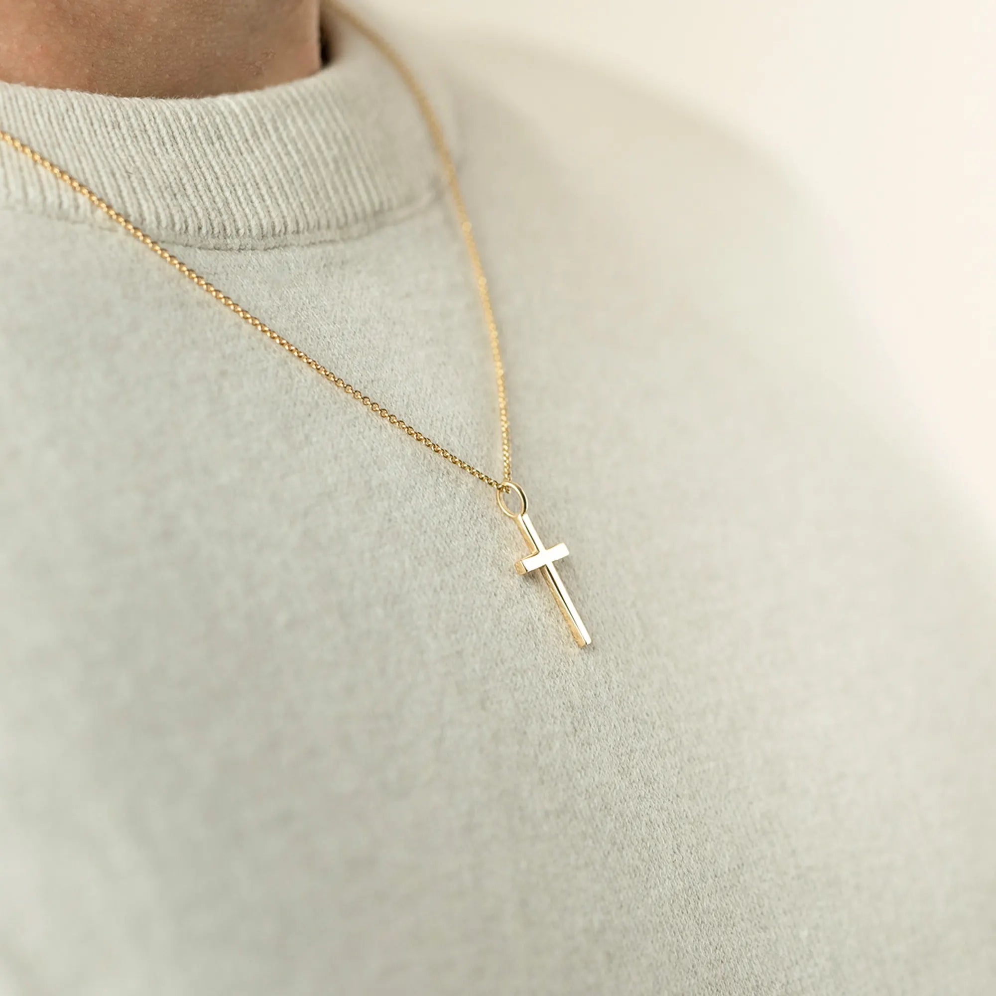 Classic gold cross Necklace