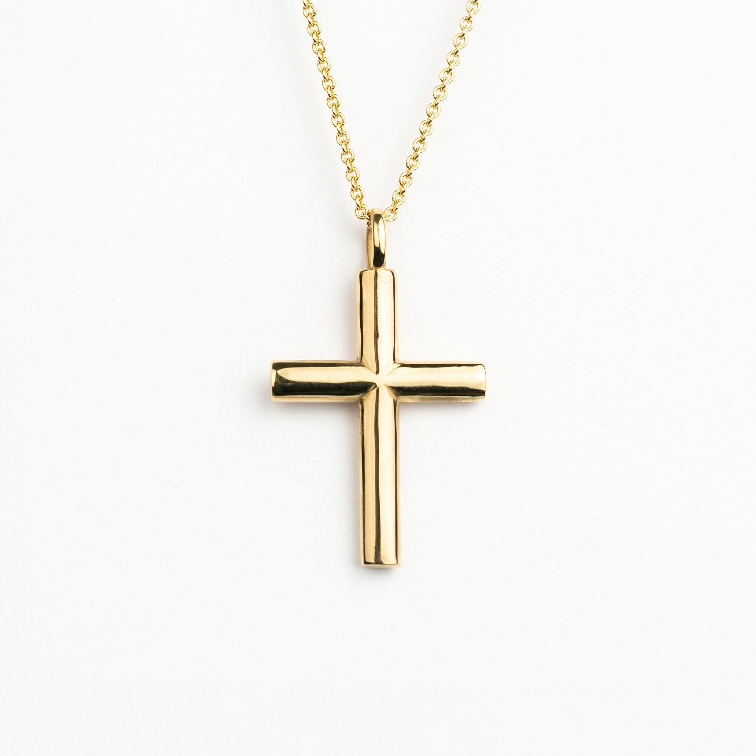 Gold Cross Necklace Infinity